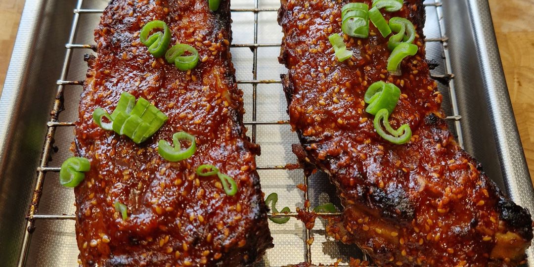 🍖 Travers de porc laqués au gochujang