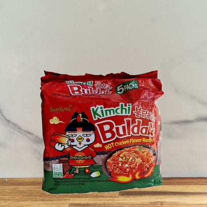 Pack de 5 Ramens Buldak Kimchi Chicken