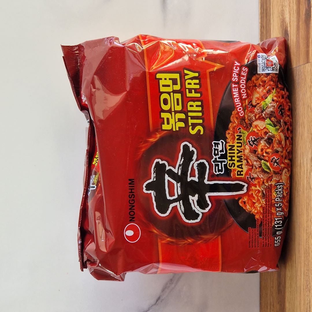 Pack de 5 ramens stir-fry de Nongshim