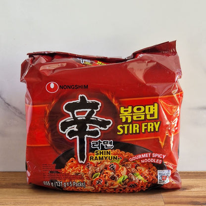 Pack de 5 ramens stir-fry de Nongshim