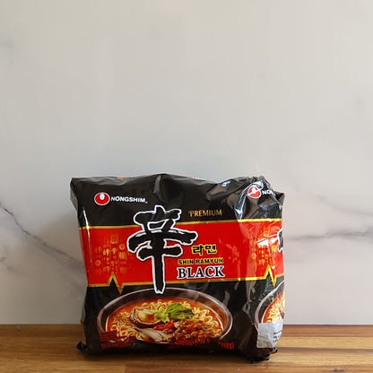 ramen coreen, pack de 4 sachets de nouilles instantanées piquantes